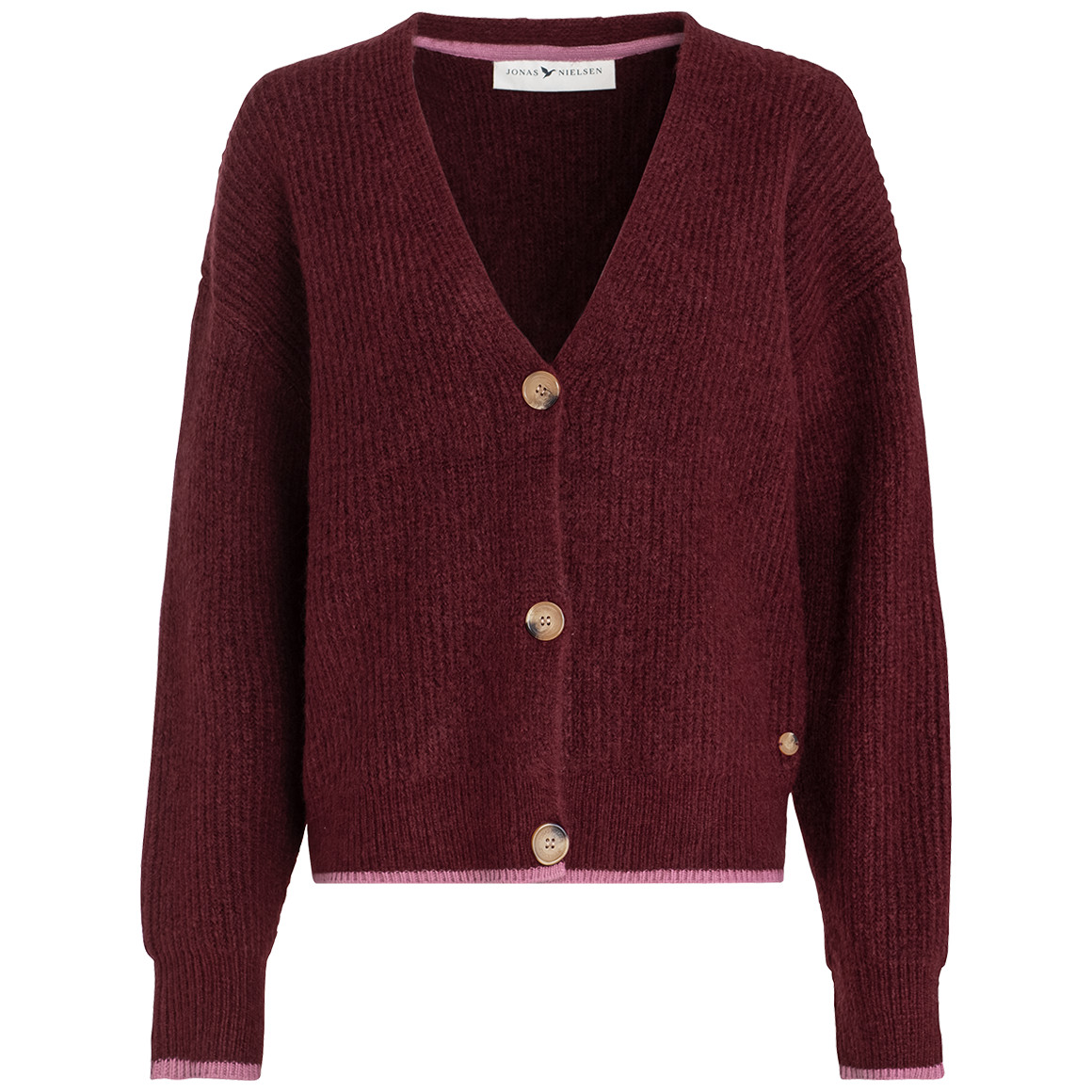 Damen Strickjacke mit V-Ausschnitt