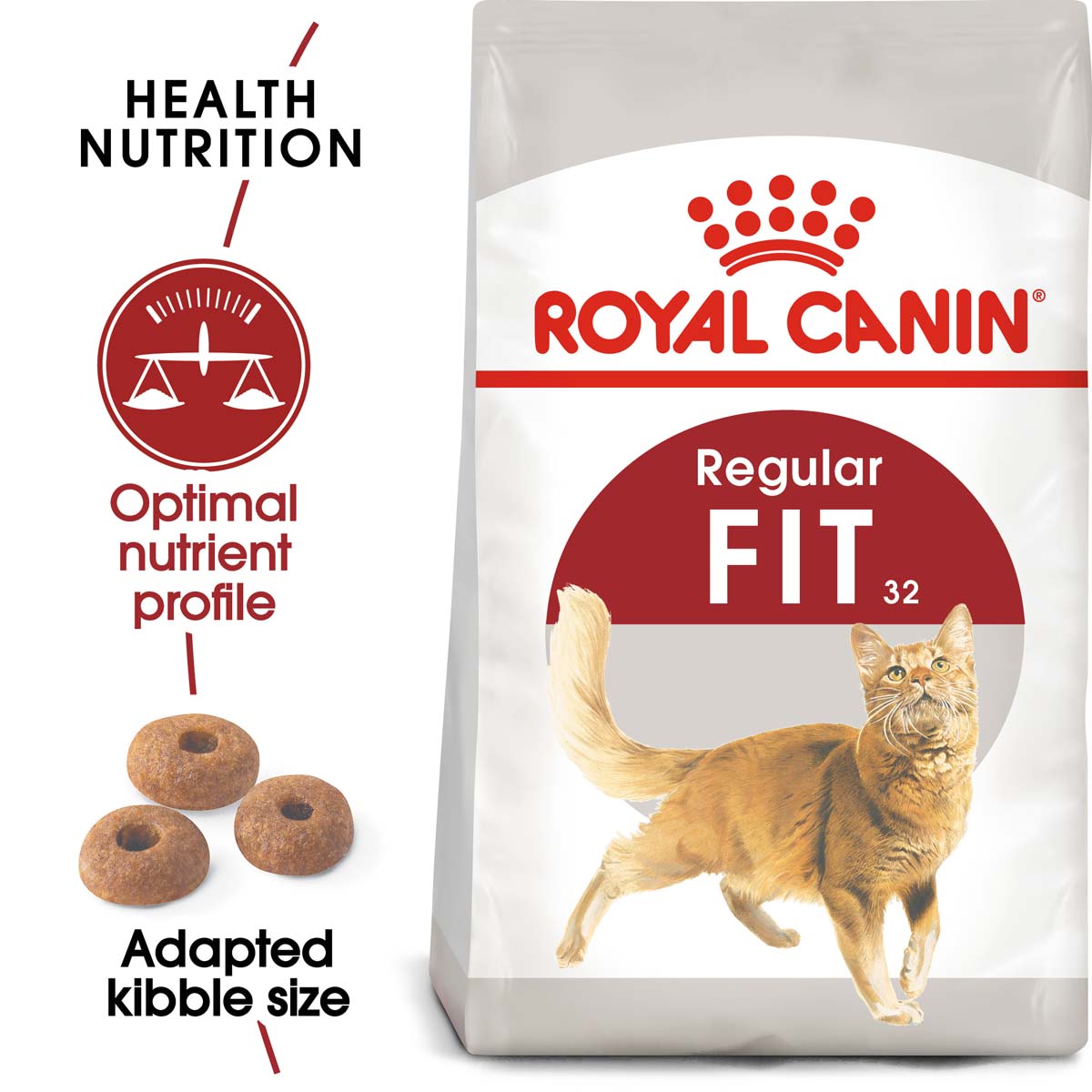 ROYAL CANIN FIT Trockenfutter 10kg + INSTINCTIVE Nassfutter 48x85g