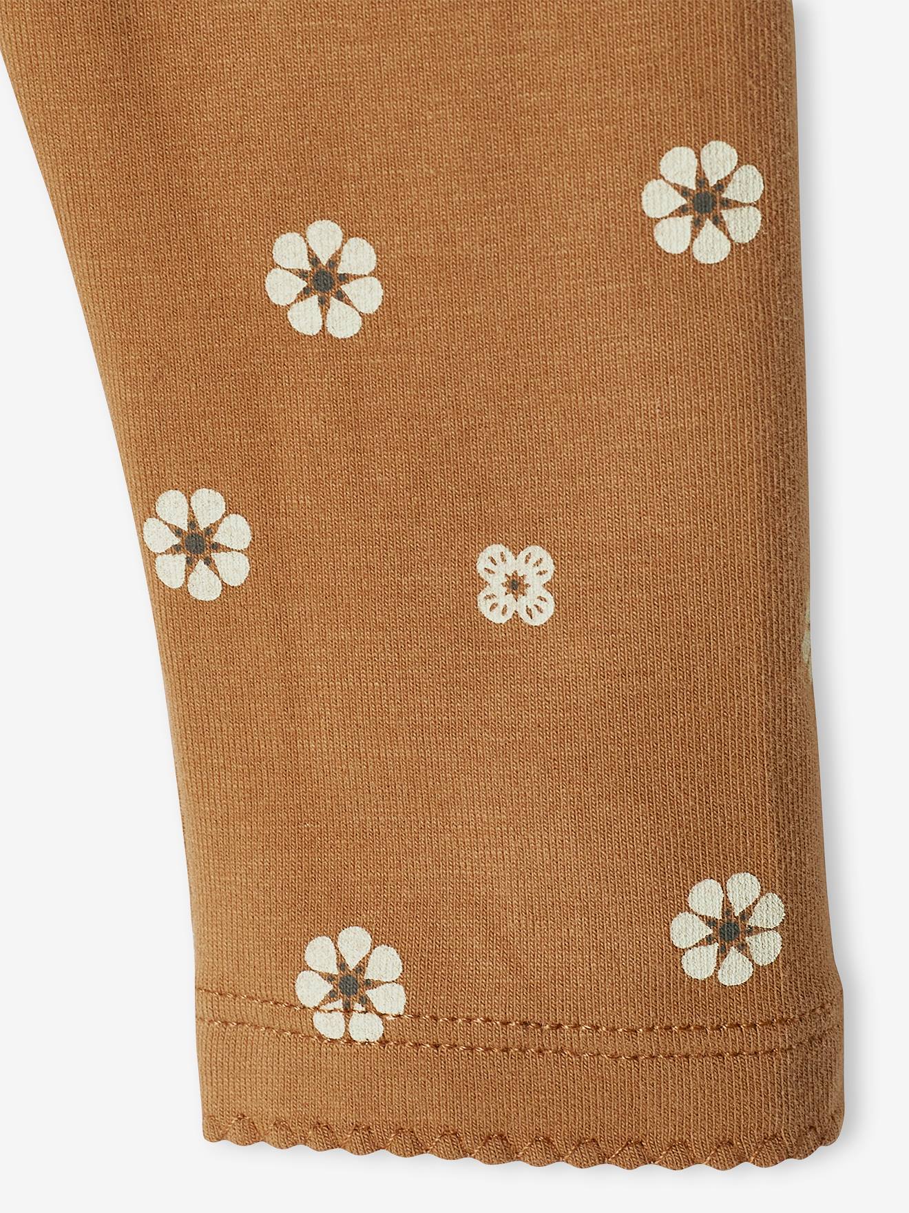 Lot de 2 leggings basic bébé BASICS rose pâle