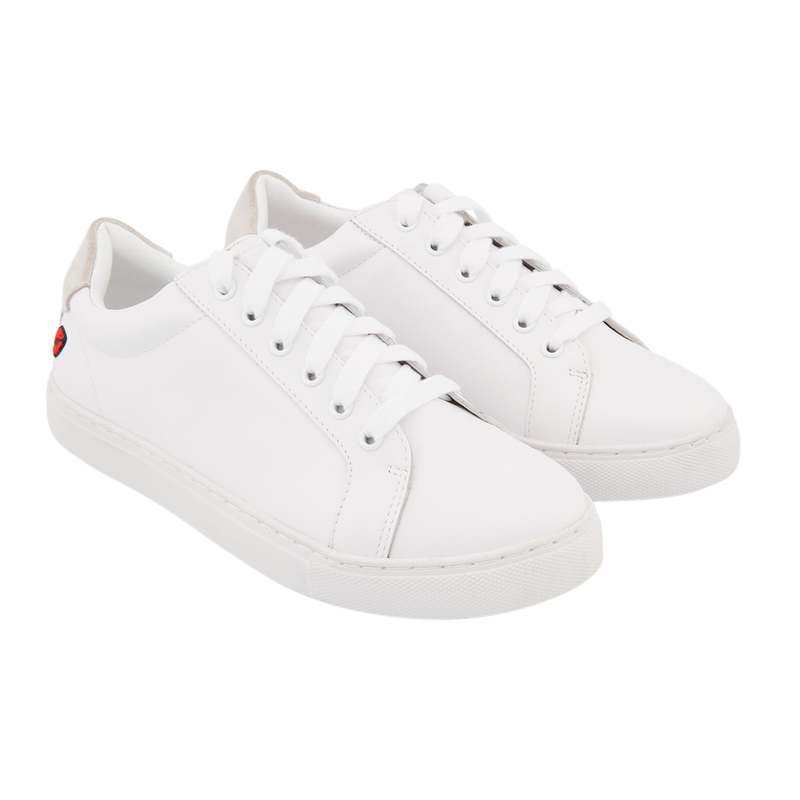 Baskets en cuir Simone legende blanc