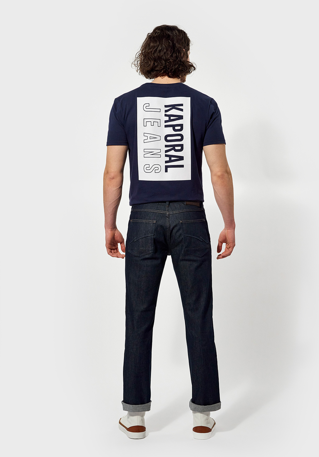 DATTT  Jean straight Homme bleu délavé