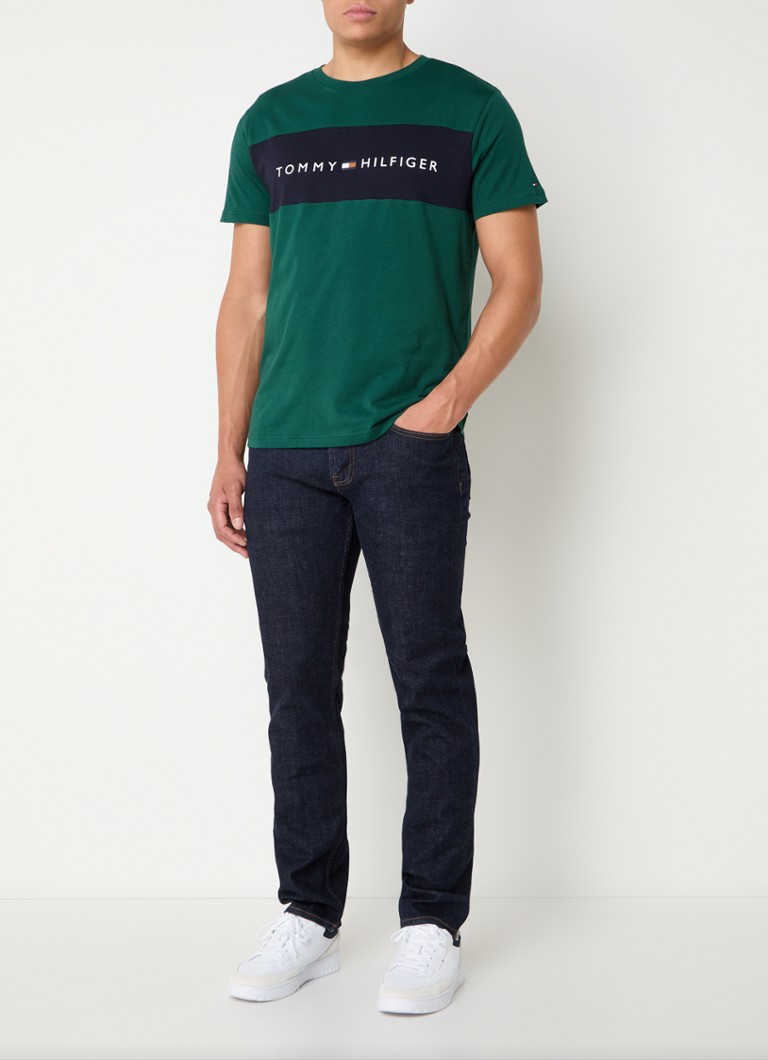 Tricou Tommy Hilfiger cu logo imprimat