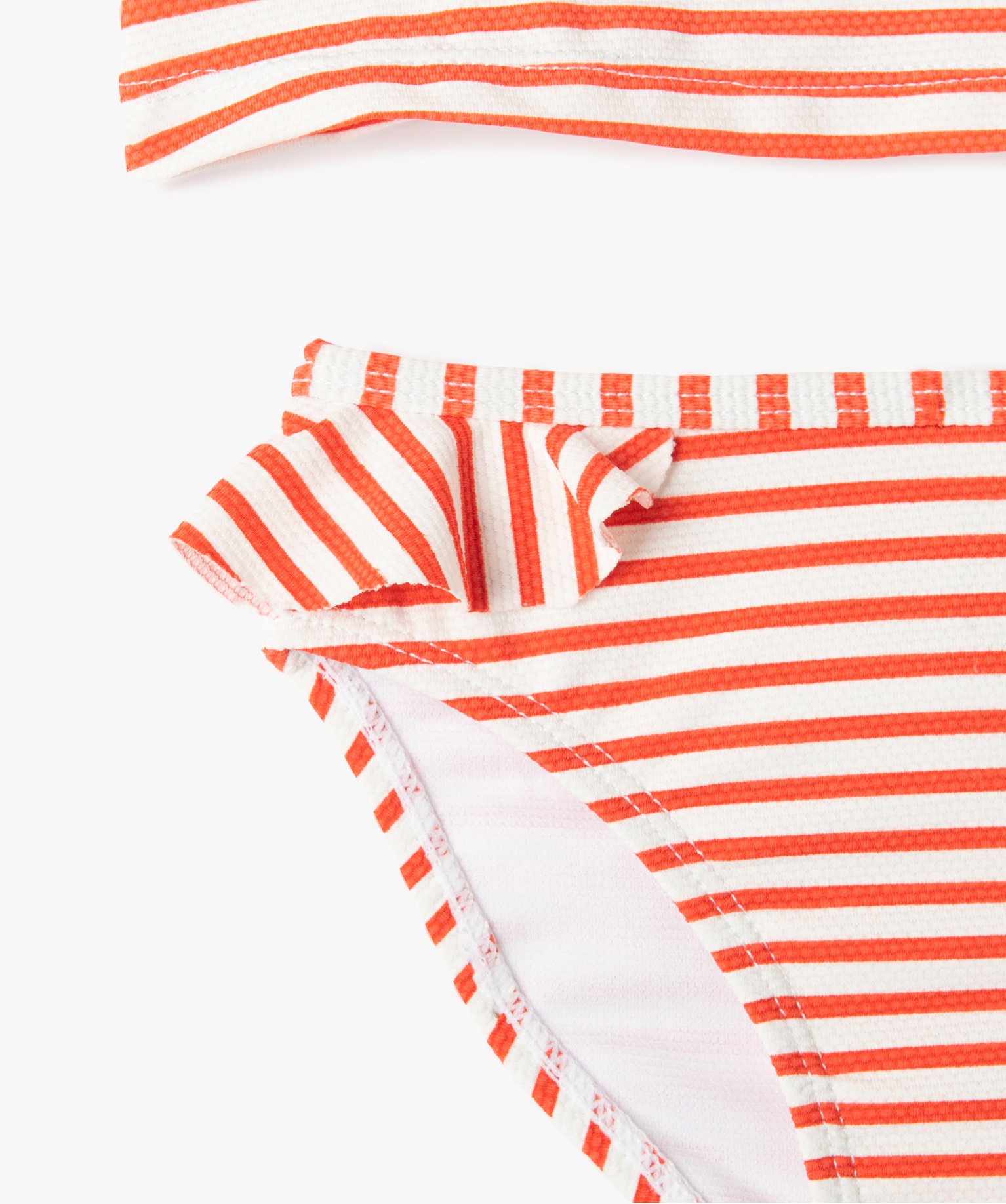 Maillot de bain bébé fille 2 pièces tankini à rayures raye | GEMO