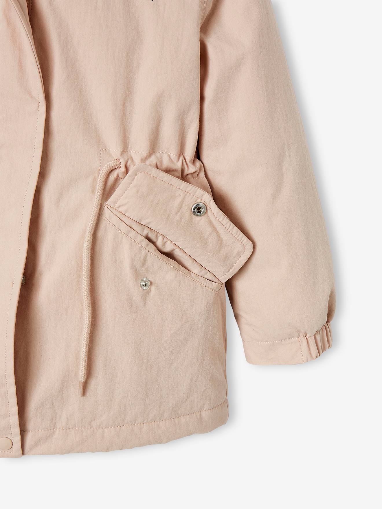 Parka 3 en 1 mi-saison fille vert d'eau