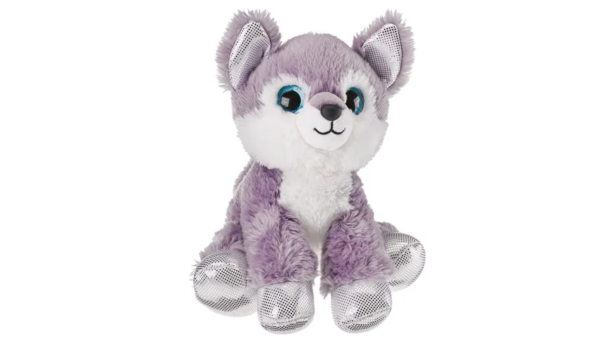 Müller - Toy Place - Sparkle Tales - Plüschtier Husky, 30 cm