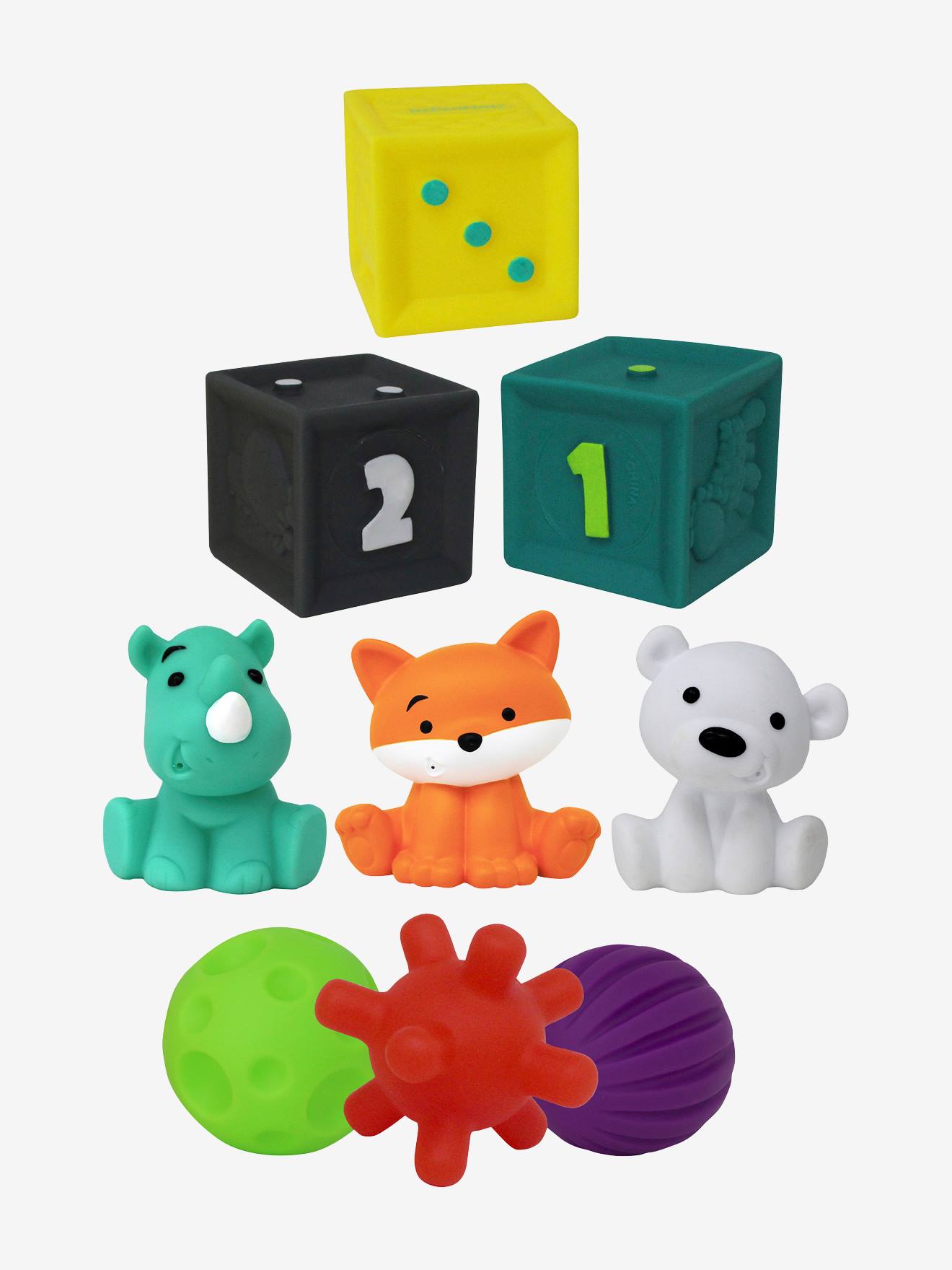 Set d'éveil sensoriel 9 éléments INFANTINO multi couleurs