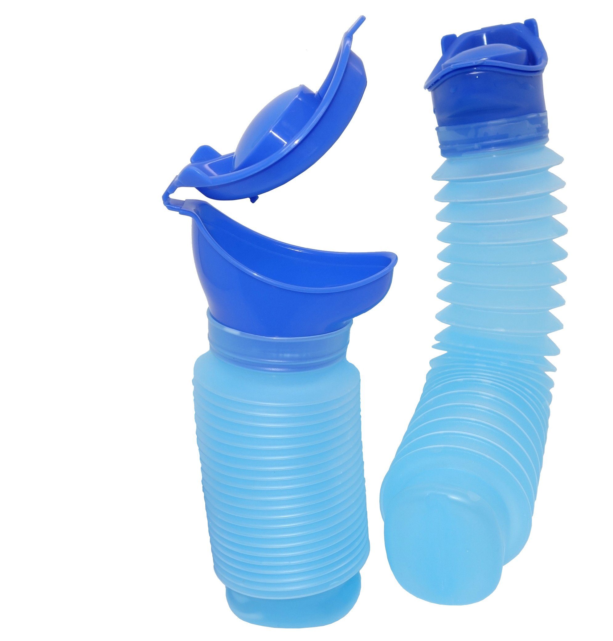 MEDUP Campingtoilette 2x Unisex Mobiltoilette mit Desinfektionsschaum, (Doppelpack 2+2, 1-St., 2x Uriwell Urinal und 2x 50ml Medup Desinfektionsschaum), baua Reg. Nr. N84746
