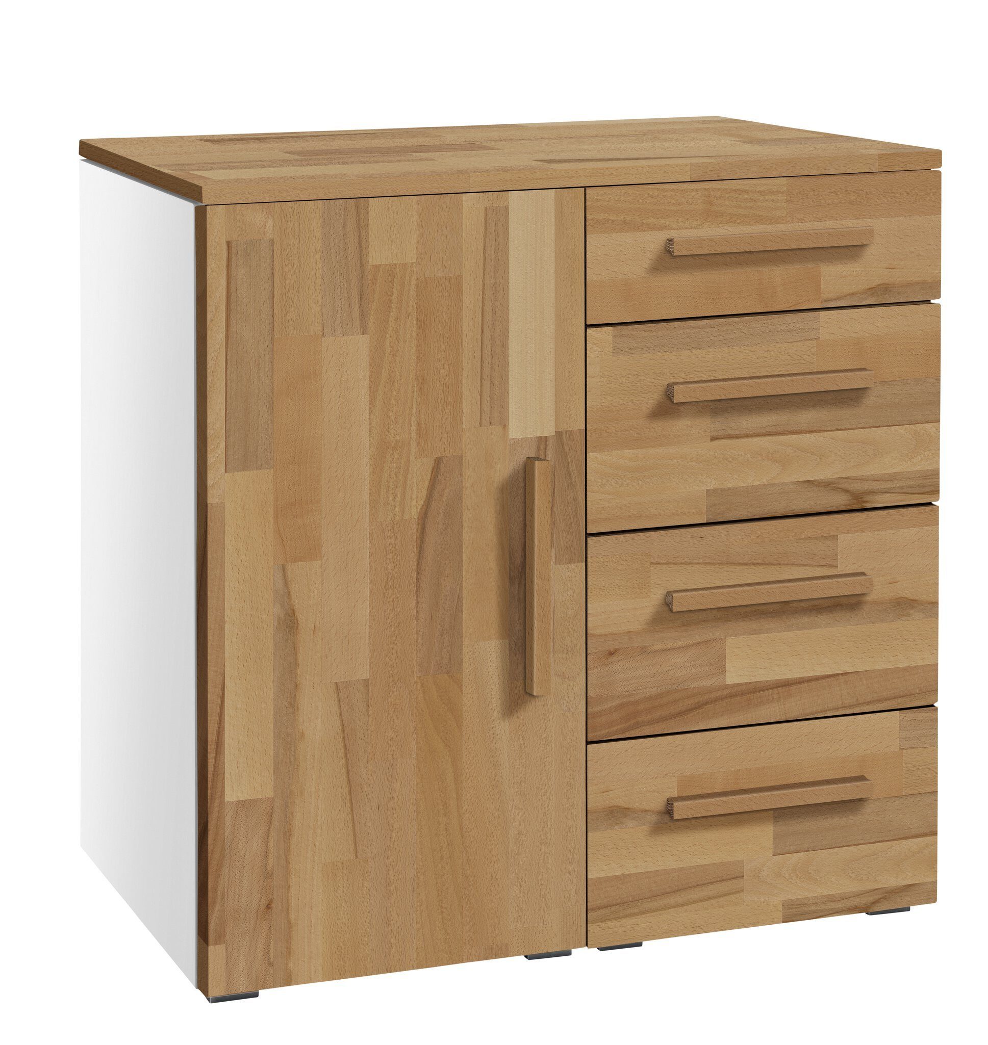HASENA Highboard Hasena Accessoires Qunito Kommode Massivholz 90x50x85 (1)