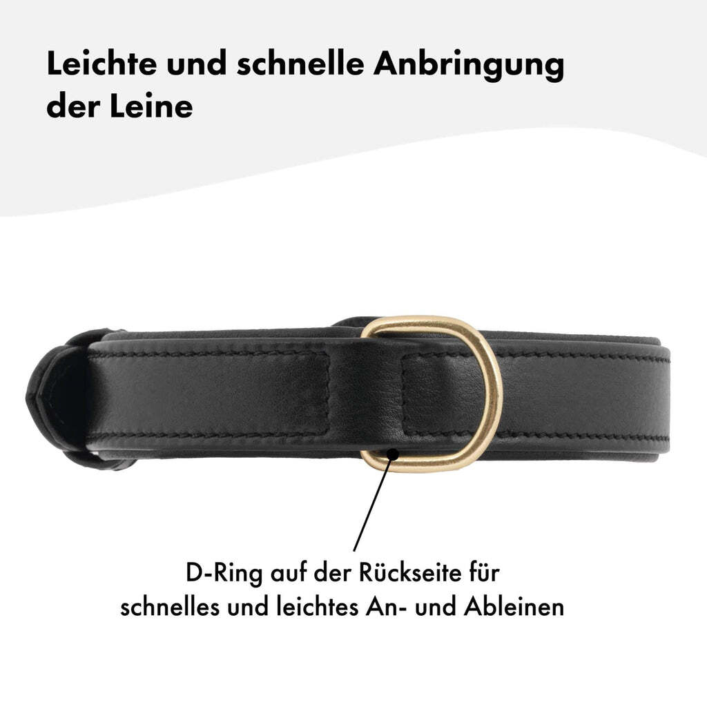 William Walker Hundehalsbänder William Walker Hundehalsband Plain Noir S