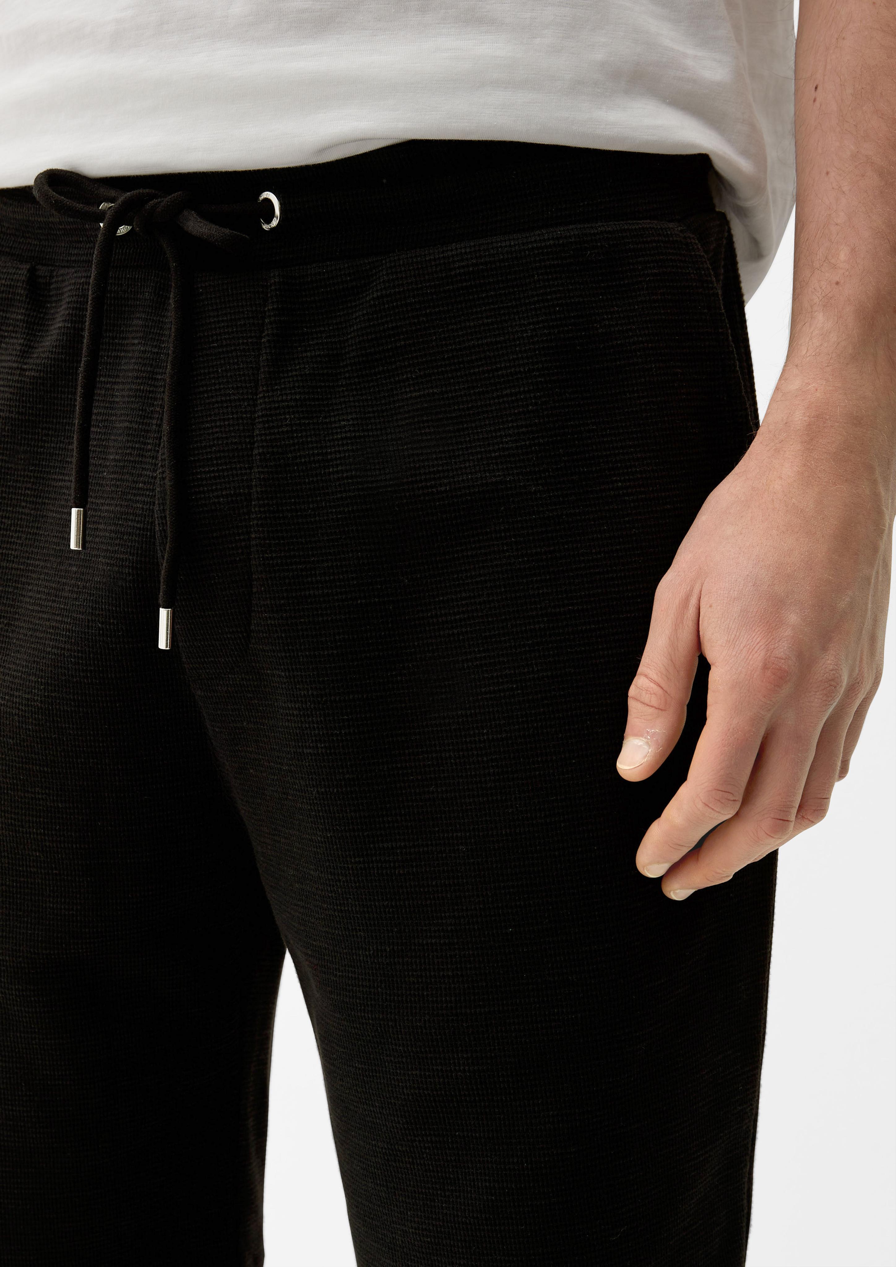 Relaxed: Shorts mit Waffelpiqué-Struktur  2133087-9999