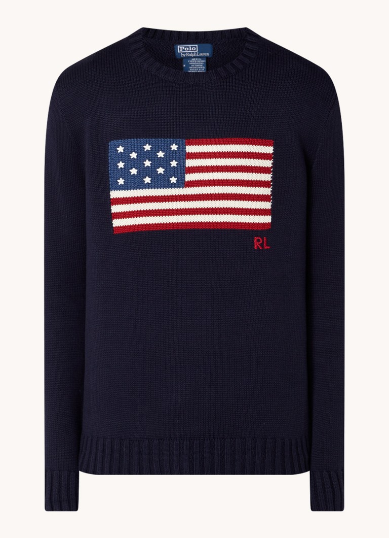 Ralph Lauren Fine-knit sweater with logo