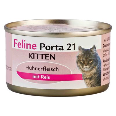 Feline Porta 21 Kitten Hühnerfleisch mit Reis