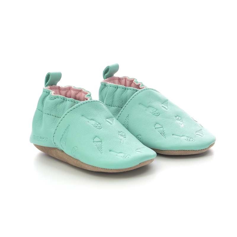 Chaussons cuir tannage vegetal Stick And Cone