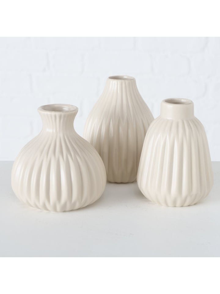 Boltze Vase in beige günstig kaufen
