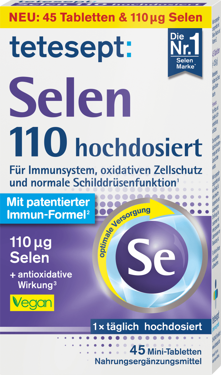Selen 110 hochdosiert Tabletten 45 St, 12,6 g
