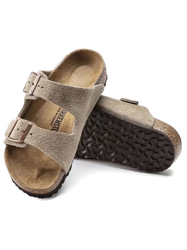 Birkenstock Leder-Pantoletten 