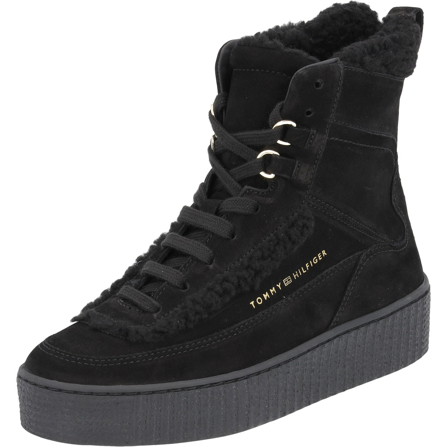 Tommy Hilfiger FW0FW07503, Schnürstiefel, Damen, black