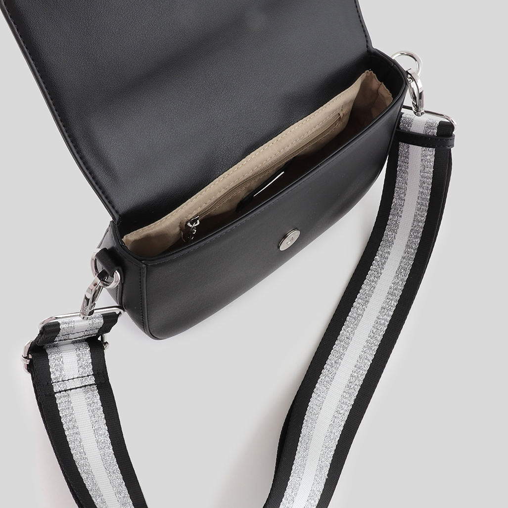 EVA    Sac à bandoulière noir femme