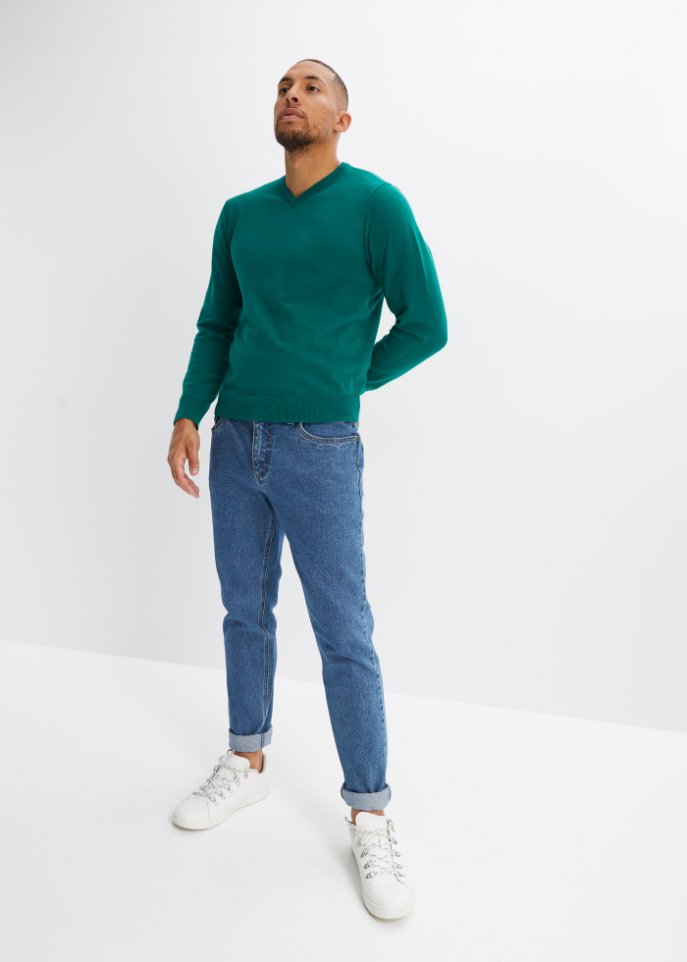 Pullover mit V-Ausschnitt