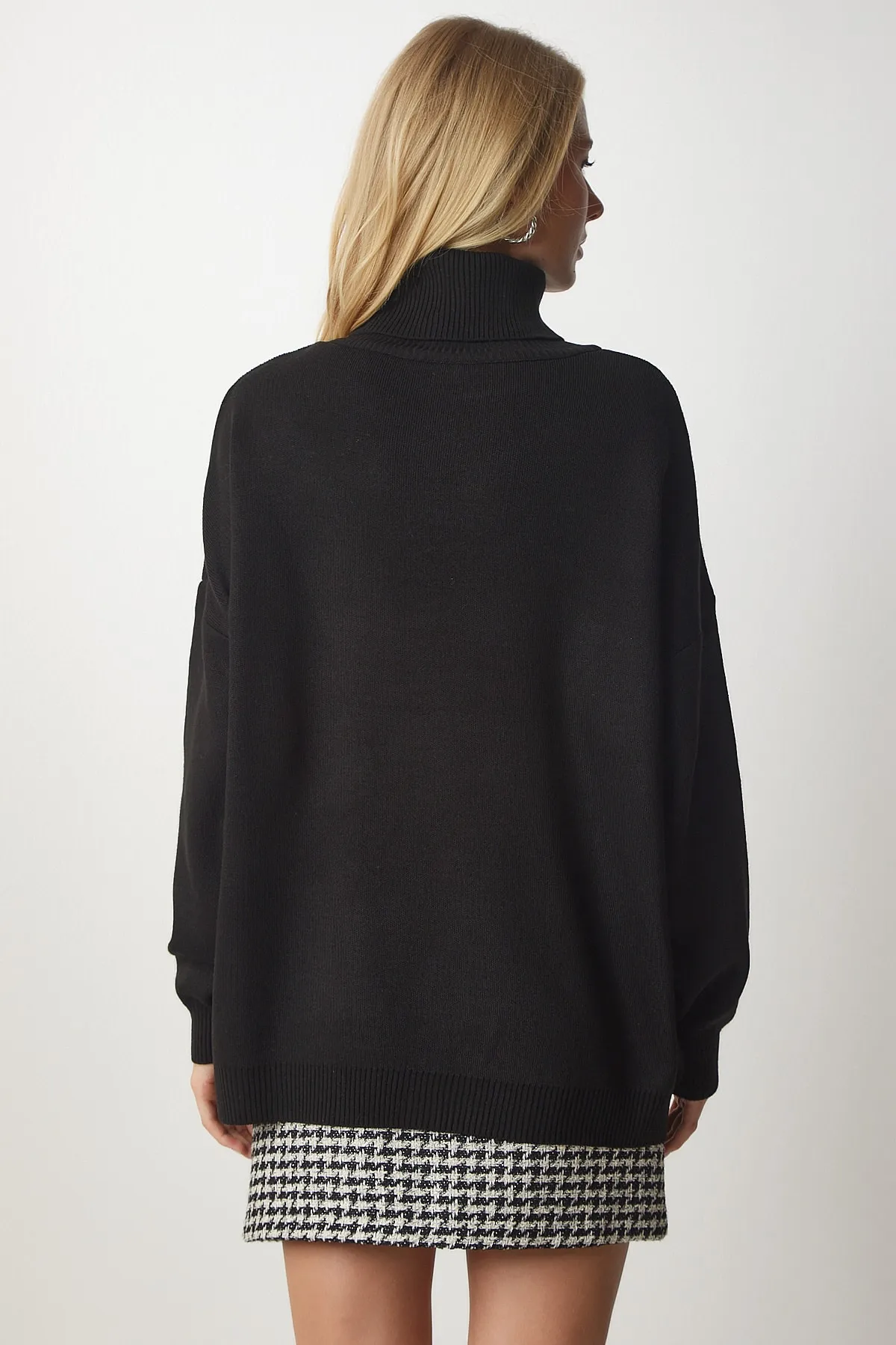 Happiness İstanbul  Pullover - Schwarz - Oversized