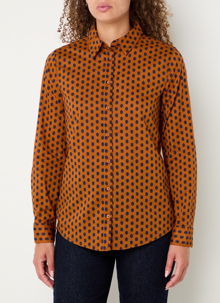 Benetton  Blouse met print en stretch