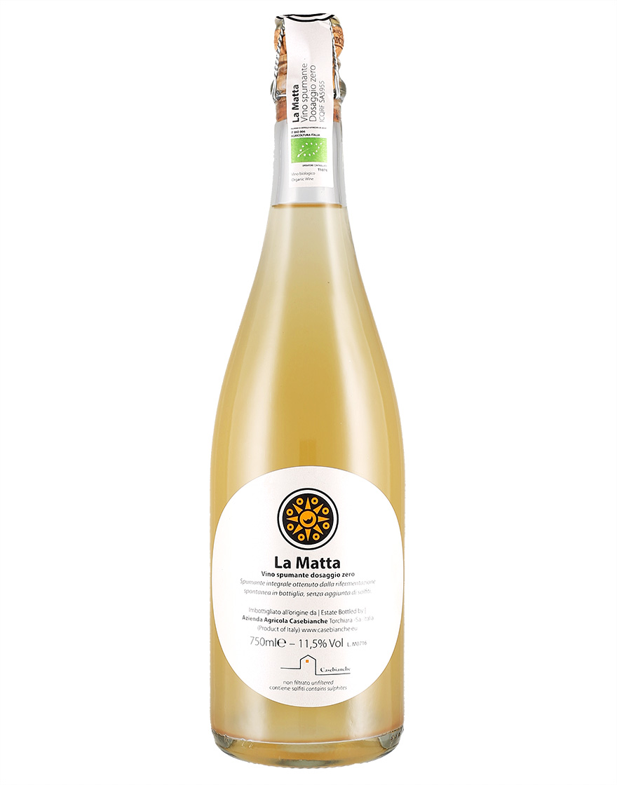 Vino Spumante Dosaggio Zero La Matta Sui Lieviti 2022 Casebianche 0,75 ℓ