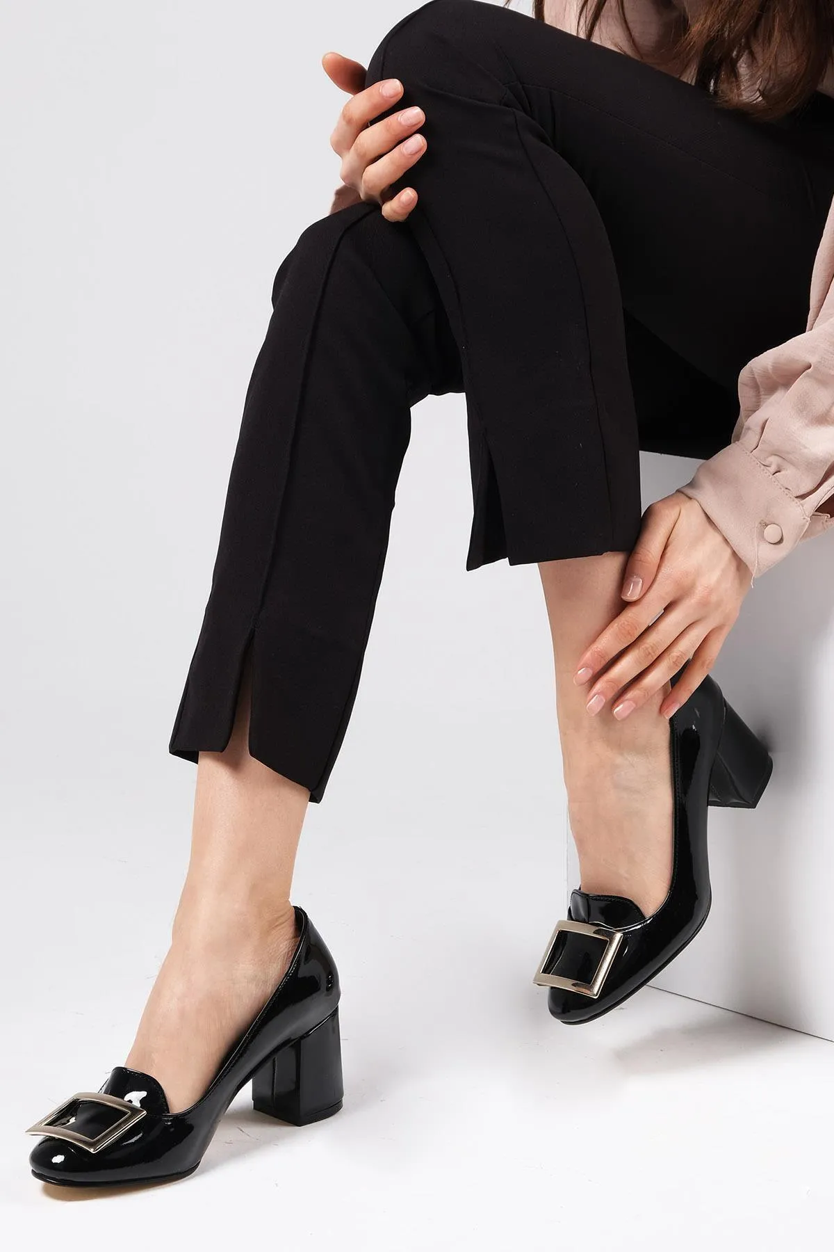 Mio Gusto  Schwarze Damenschuhe mit Absatz