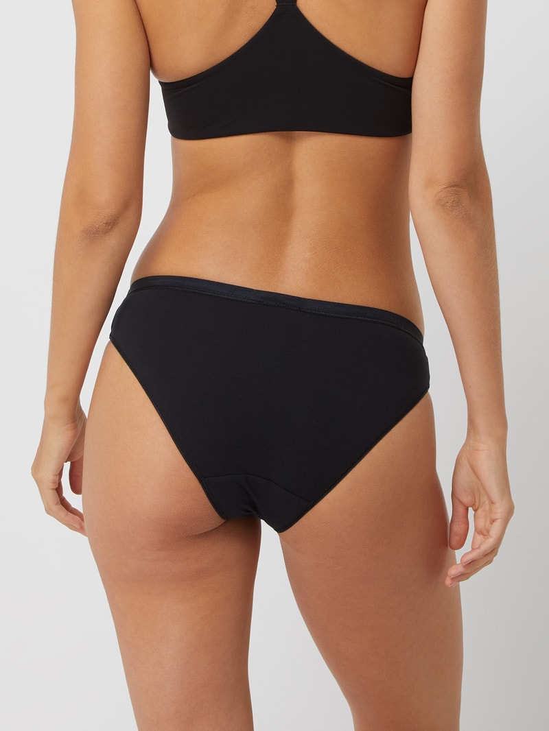 Slip mit Stretch-Anteil Modell 'Cotton Sensation' in schwarz