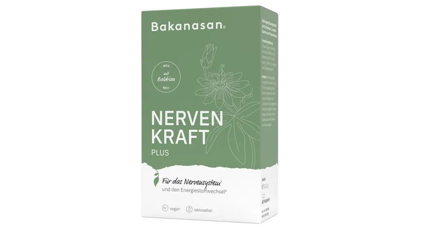 BAKANASAN Nervenkraft Kapseln 26.2 g