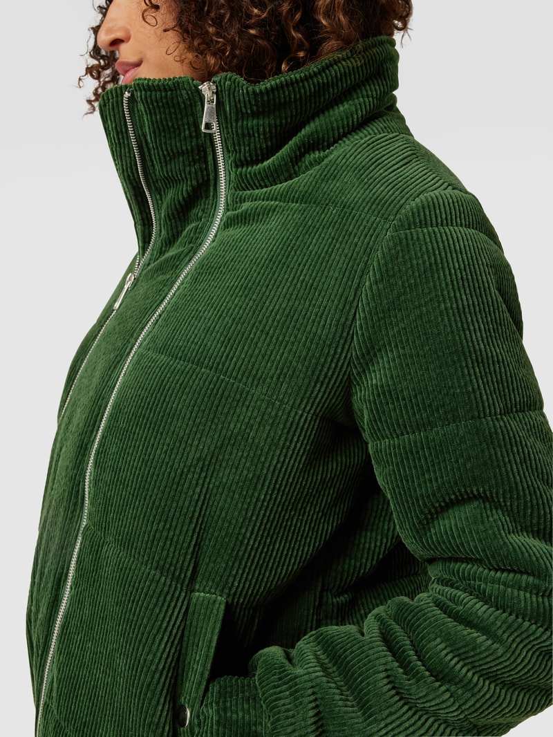 Umstand-Jacke aus Cord in dunkelgrün
