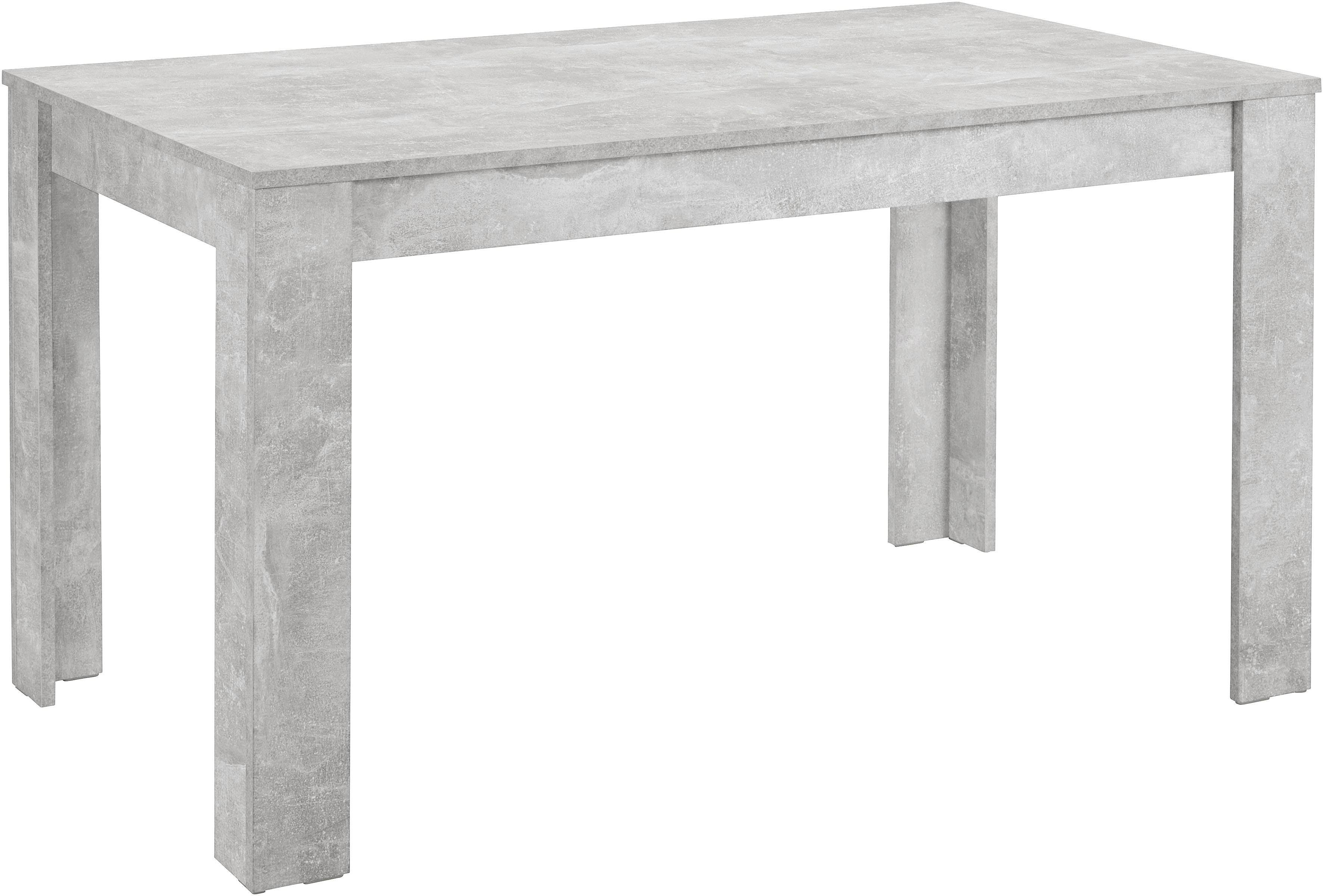 Homexperts Essgruppe Nitro, (Set, 7-tlg), Tisch - Breite 140 cm + 6 Stühle