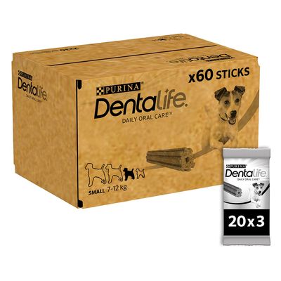 PURINA Dentalife Tägliche Zahnpflege-Snacks für kleine Hunde (7-12 kg)