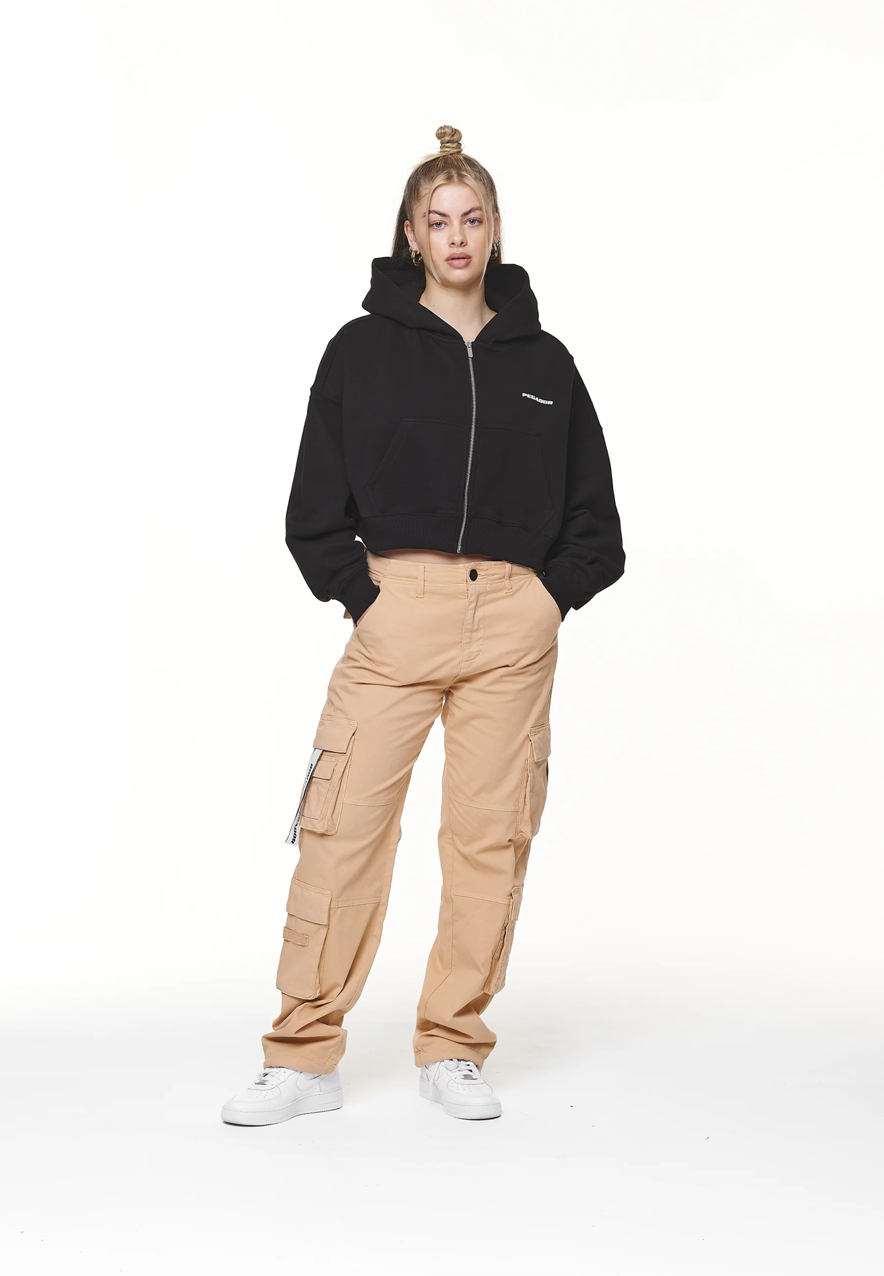 Pegador MARLA CROPPED OVERTamaño JACKET - Sudadera con cremallera