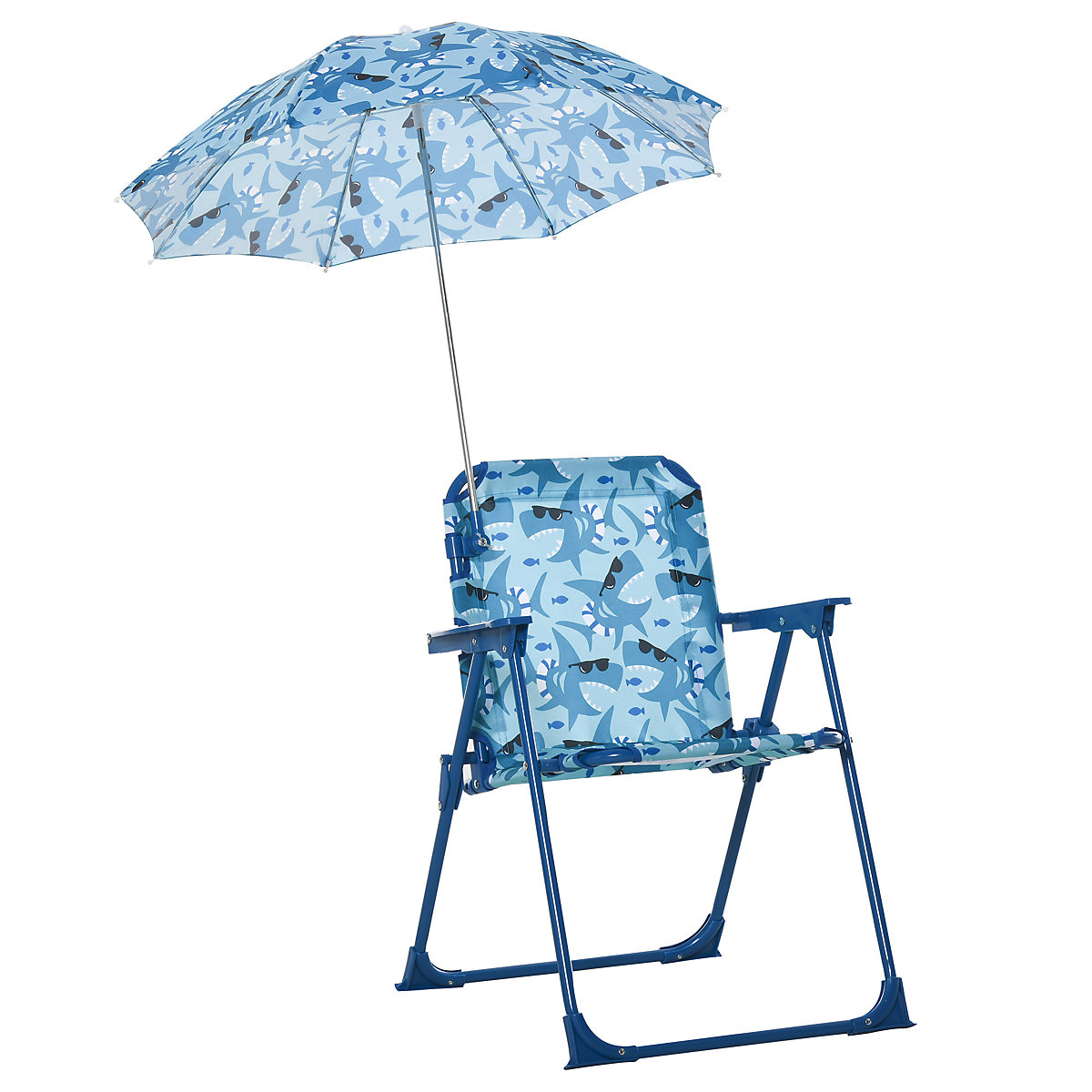 Kinder-Campingstuhl mit Sonnenschirm