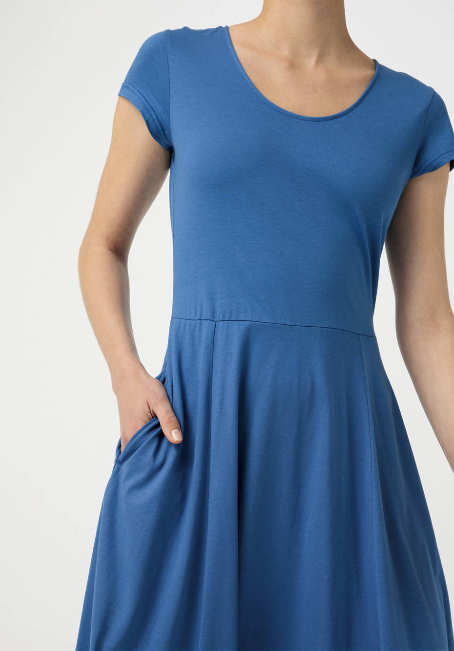 Jersey-Kleid aus reiner Bio-Baumwolle