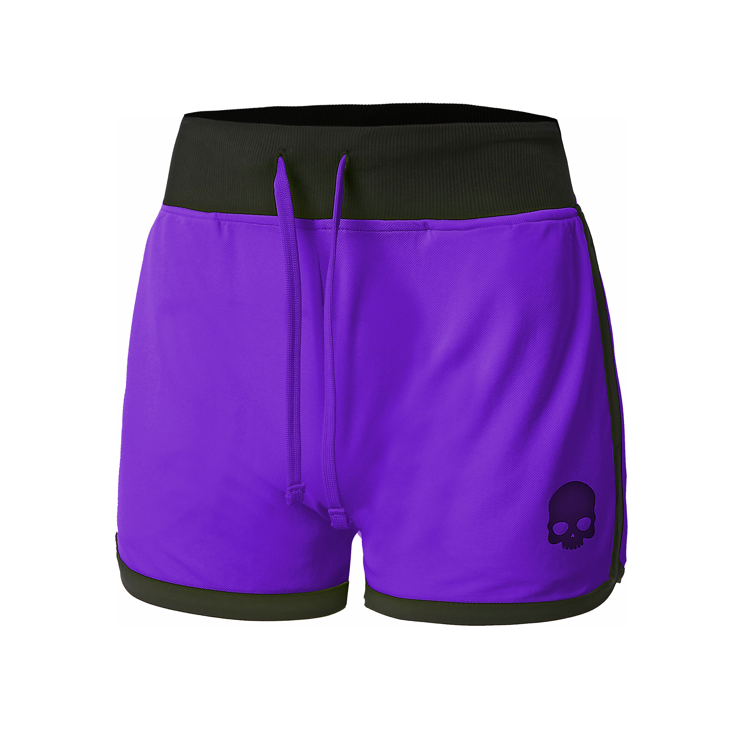 Shorts Damen - Lila, Schwarz