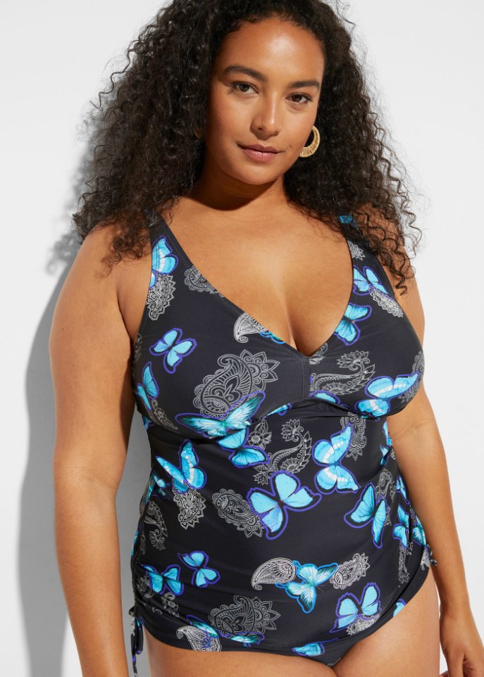 Tankini Oberteil aus recyceltem Polyamid