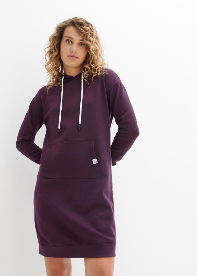 Sweatkleid mit Kapuze