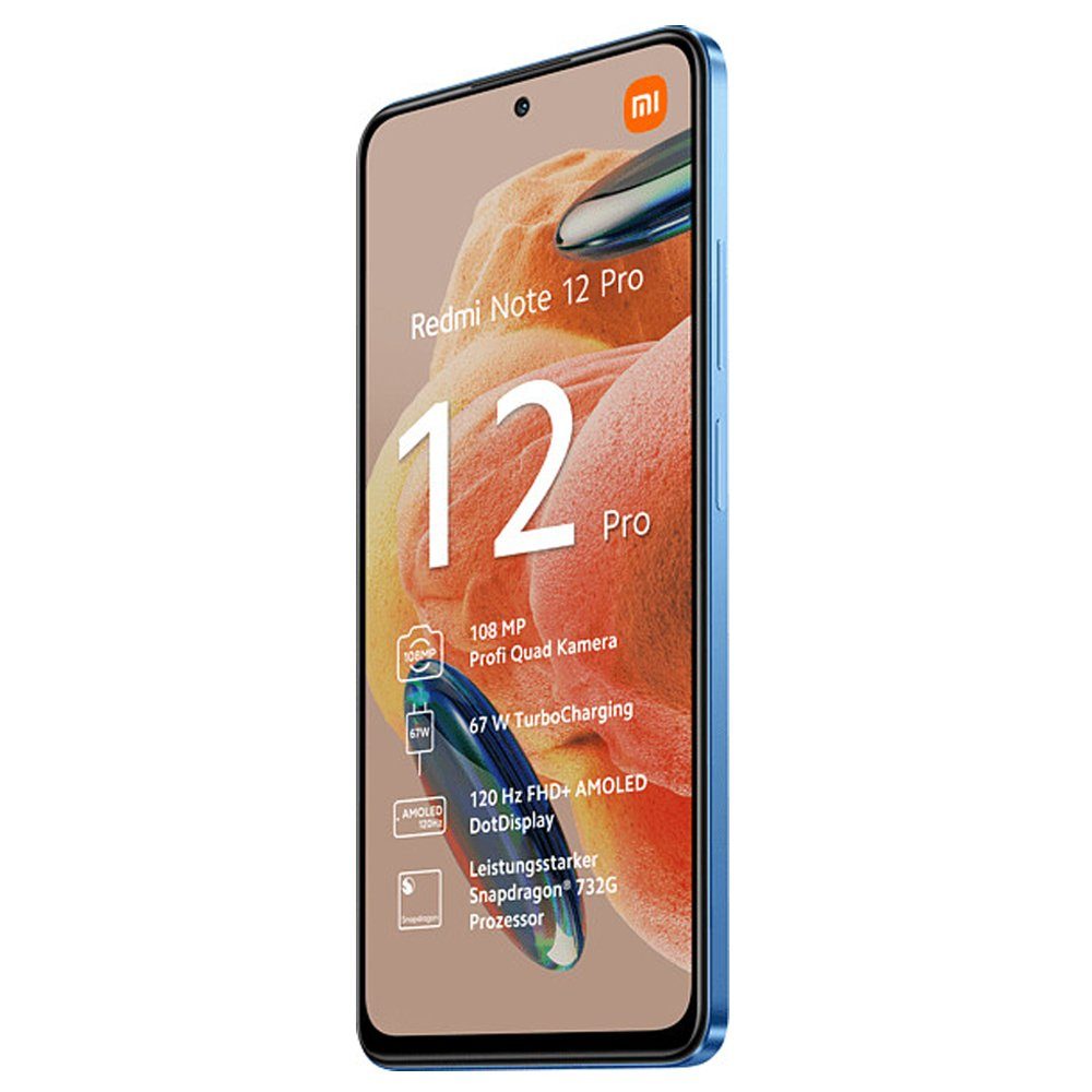 Xiaomi Redmi Note 12 Pro 6+128GB Smartphone Handy (6.67 Zoll, 128 GB Speicherplatz, 108 MP Kamera)