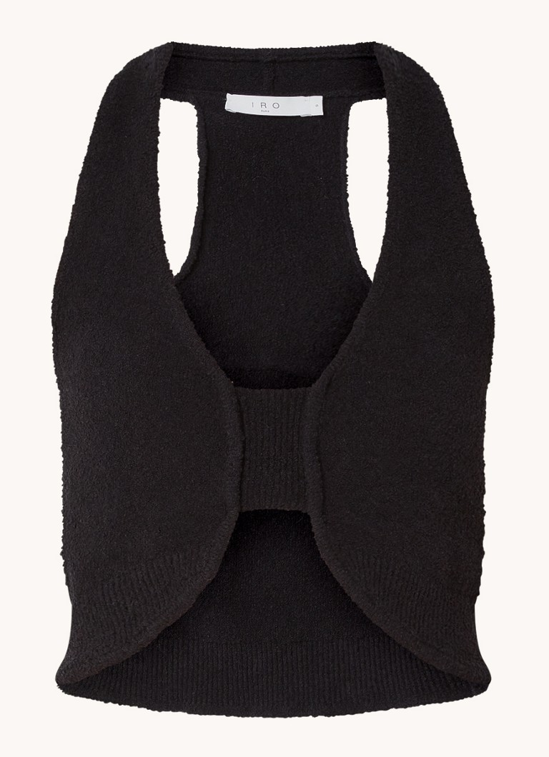 IRO Quawo πλεκτό crop top με λεπτή πλέξη και δομή
