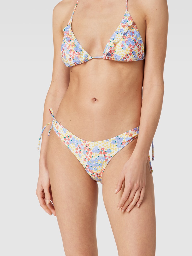 Bikini-Hose mit Schnürung Modell 'Oline Bibi' in offwhite