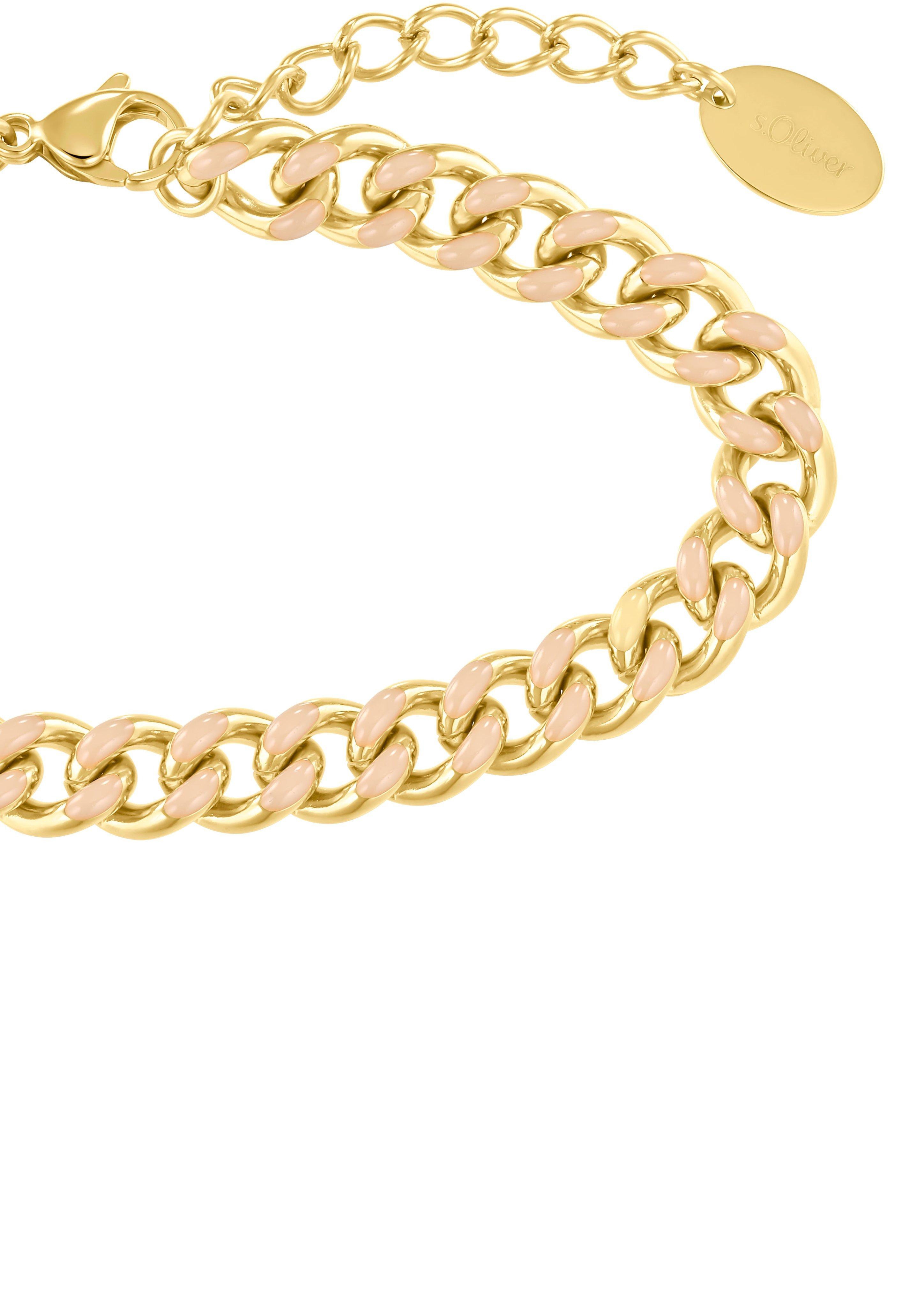 Panzerarmband mit Emaille-Detail  6008927-19B0