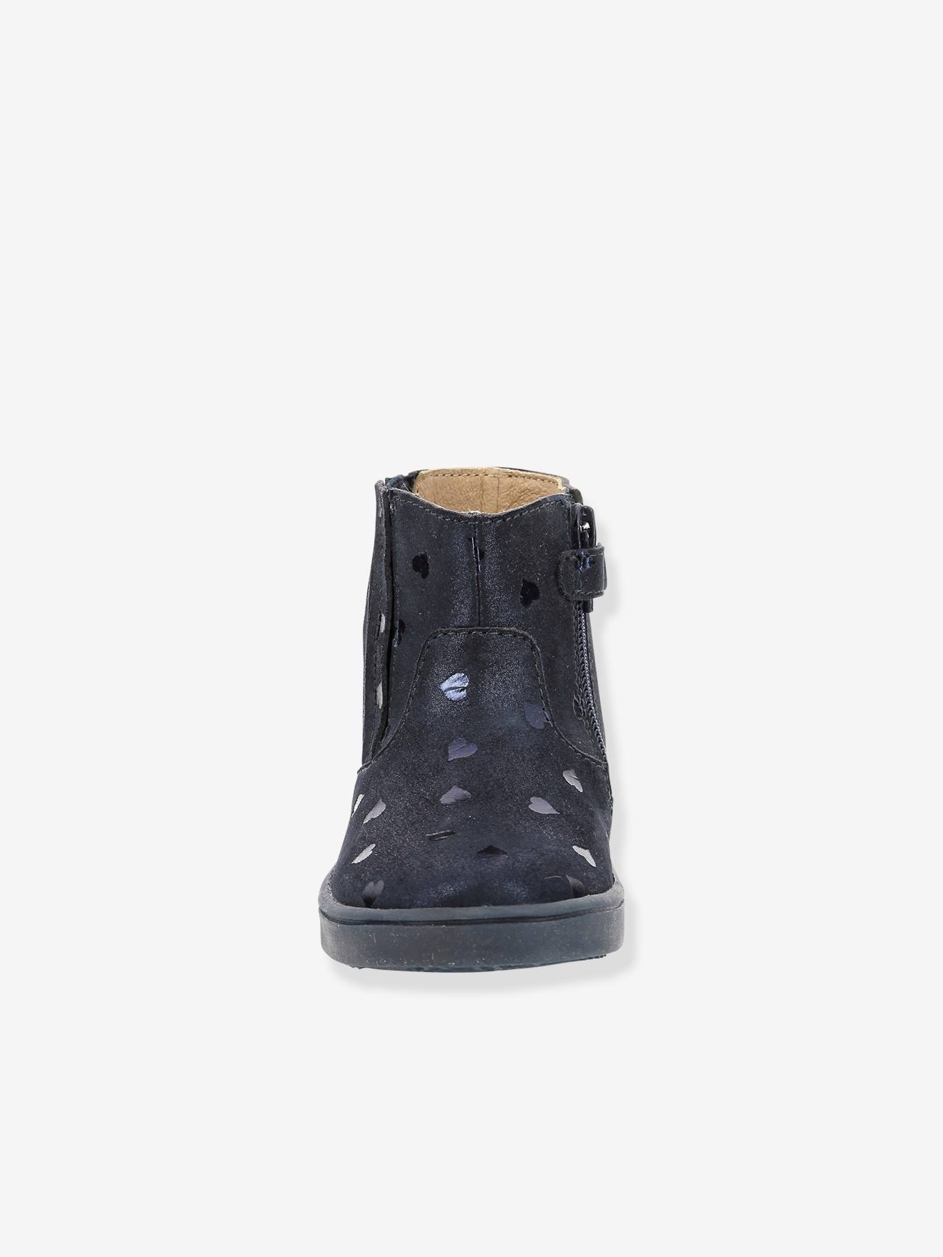 Boots cuir fille Welsea ASTER® marine