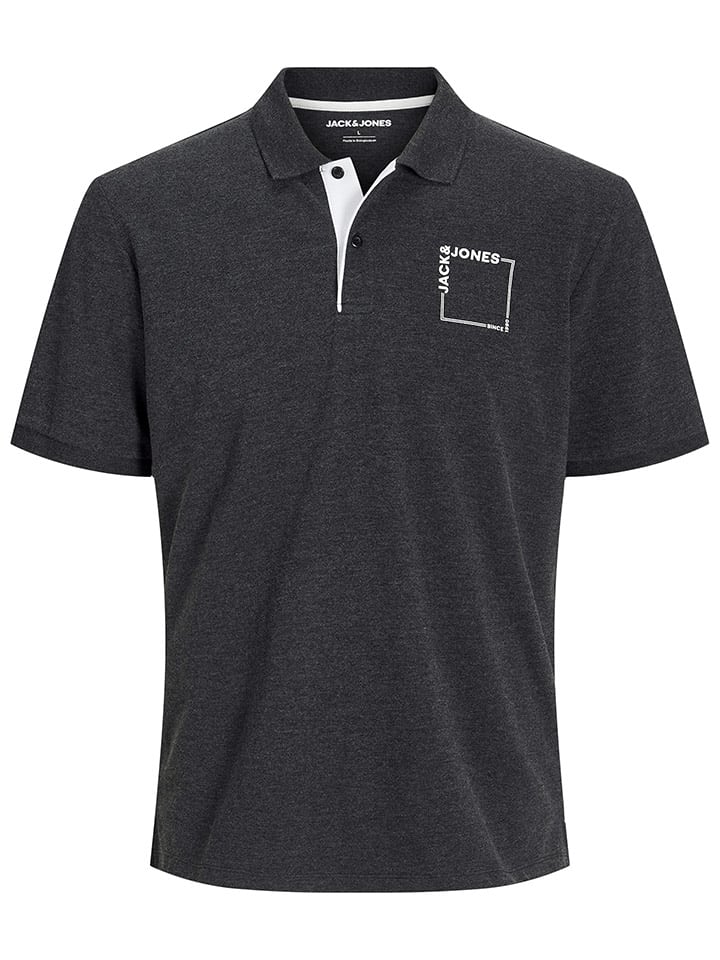 Jack & Jones Poloshirt in Anthrazit günstig kaufen