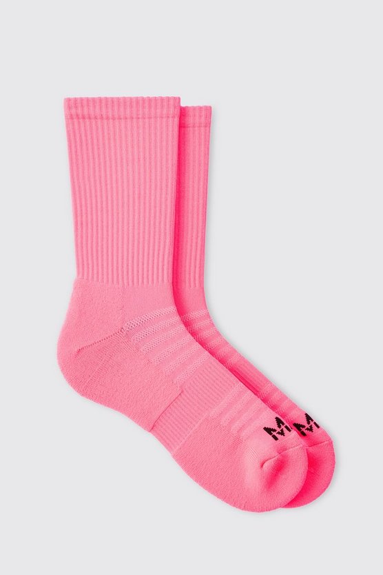 Man Active Neon Crew Socken
