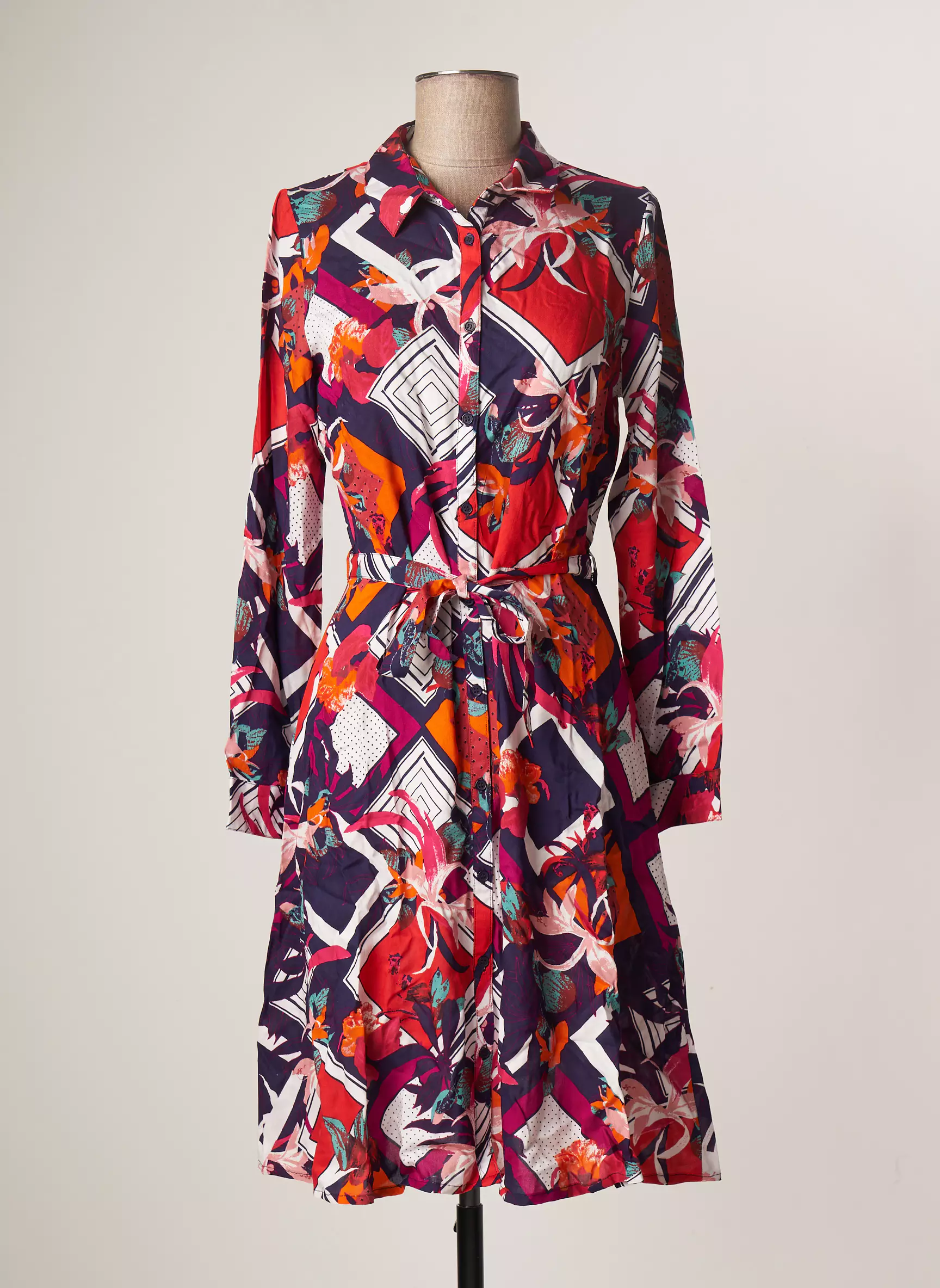 La Fiancee Du Mekong Robes Mi Longues Femme couleur violet