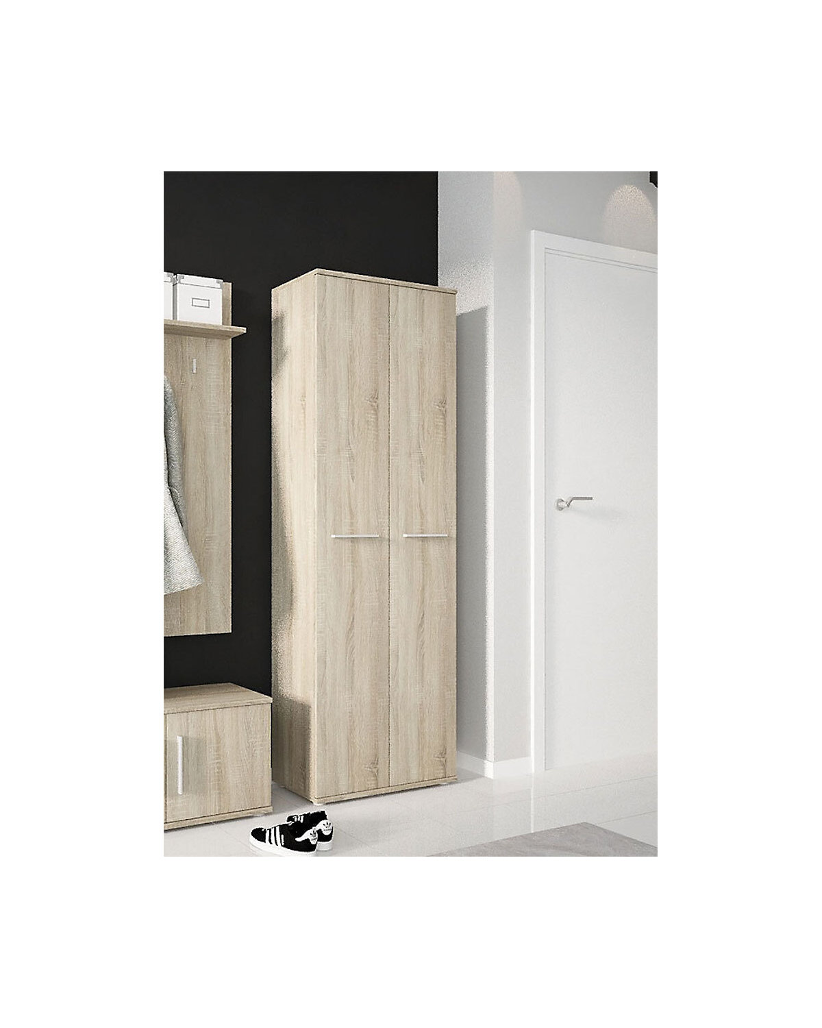 Stauraumschrank Gemini Garderobenschrank 60cm mit Einlegeböden