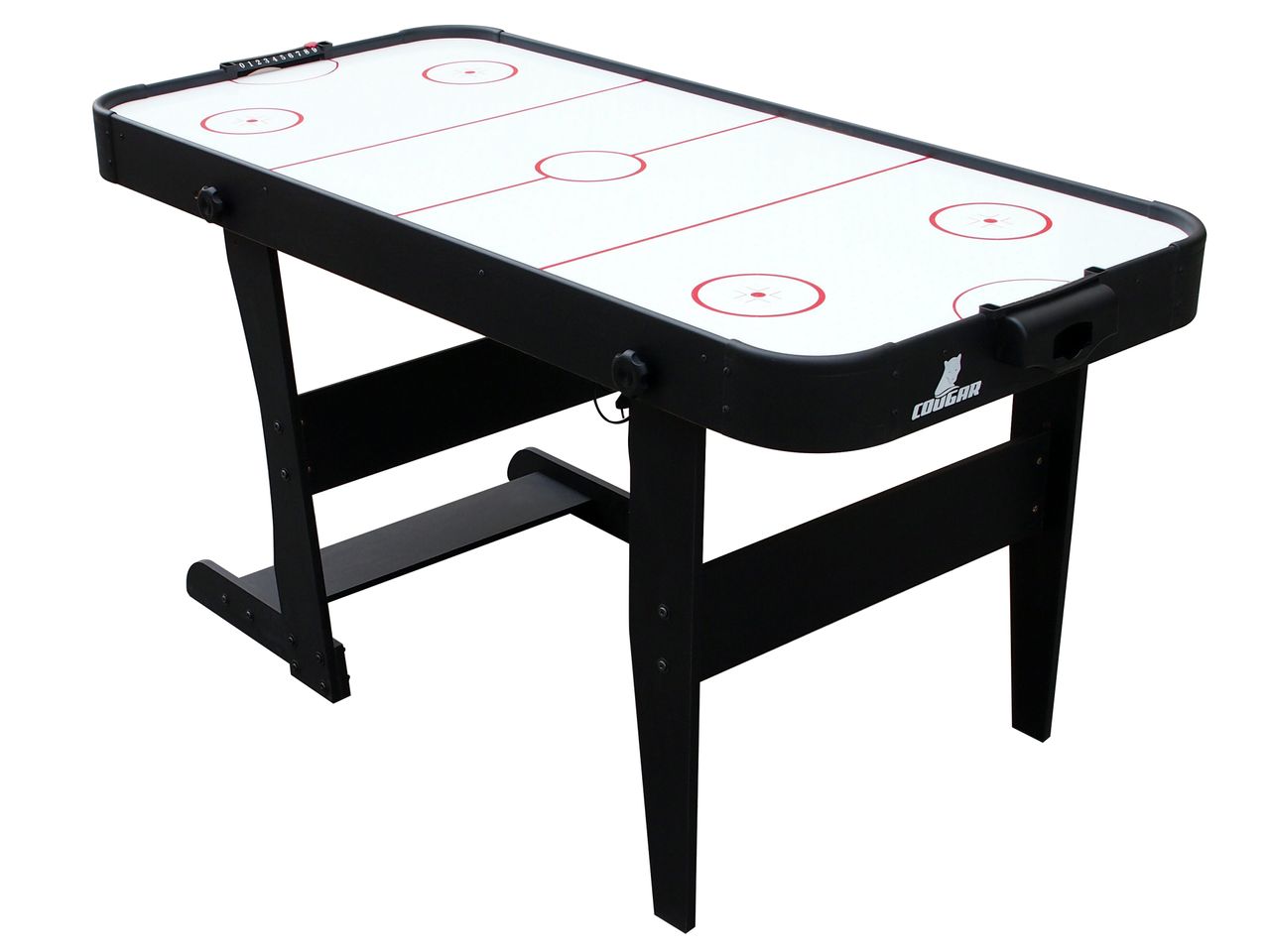 Cougar Icing faltbarer Airhockey Tisch Schwarz