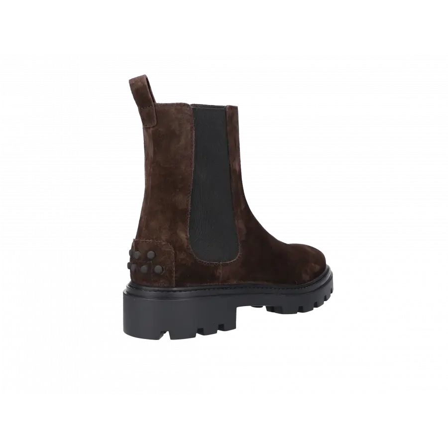 Tod's - Chelsea Boots W08J0 Veloursleder - braun