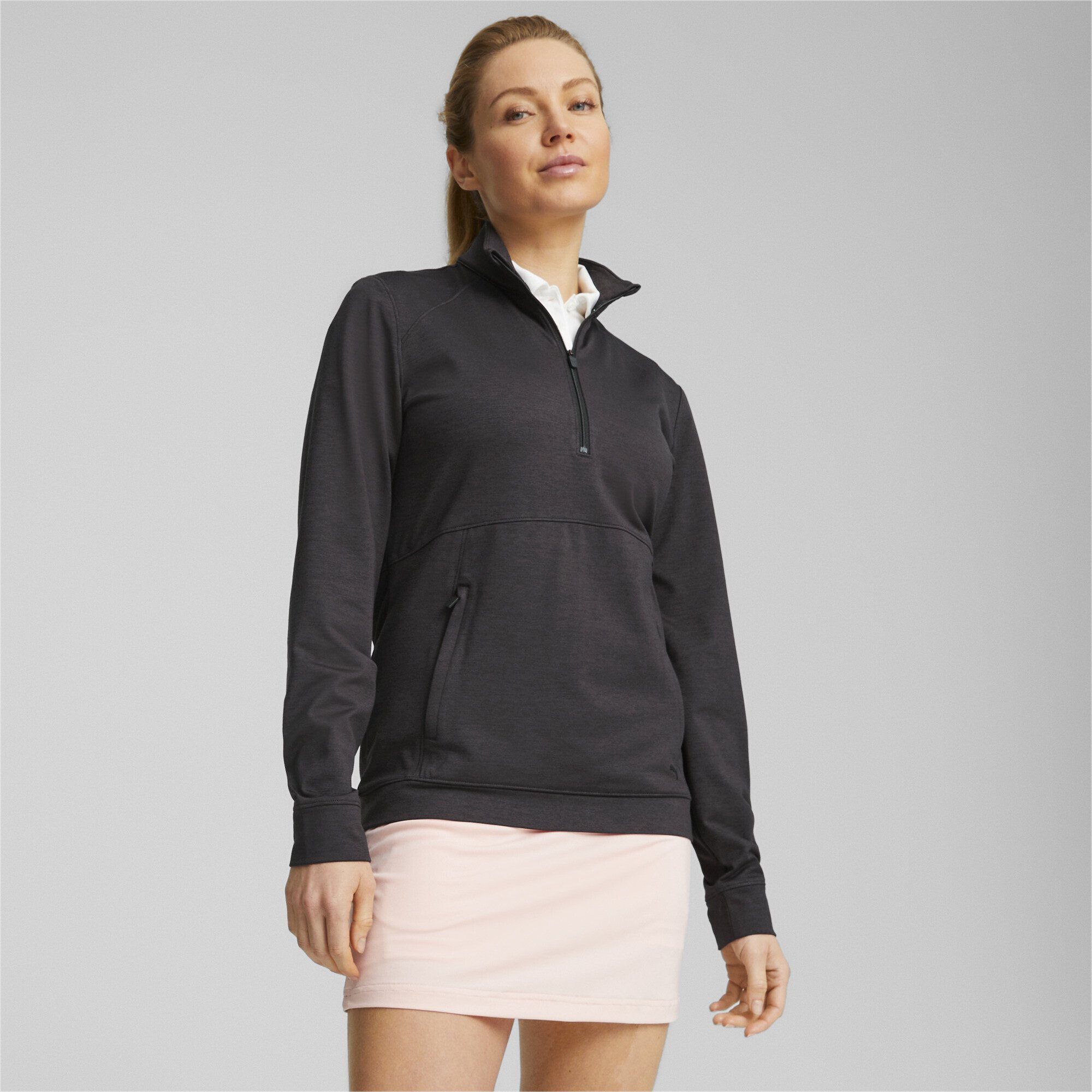 PUMA Trainingspullover CLOUDSPUN Rockaway Golf-Sweatshirt mit halbem Reißverschluss